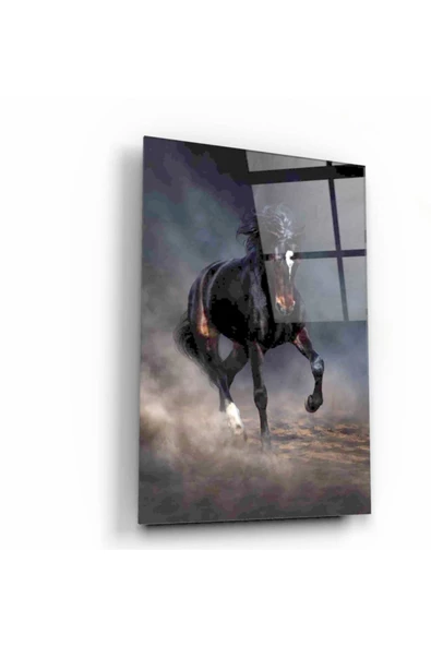 At Dekoratif ve Modern Cam Tablo ürün görseli