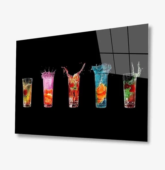 Dekoratif ve Modern Cam Tablo