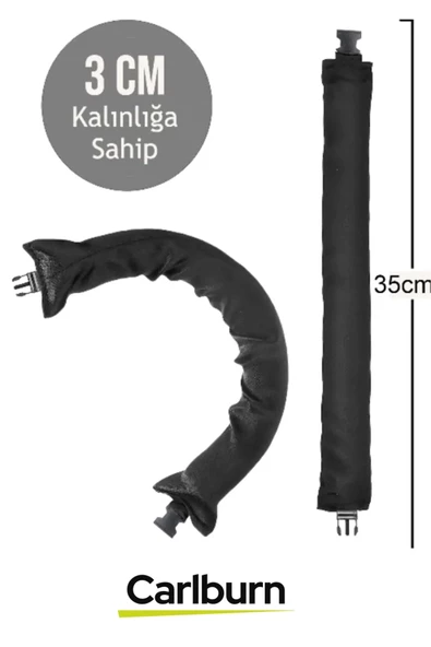 Özel Üretim Saçı Yıpratmaz Elektriklendirmez %100 Saf İpek Saten Bigudi Şekillendirme Sosis - 2