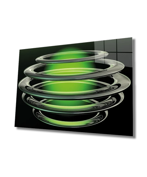 Geometrik Mimari Dekoratif ve Modern Cam Tablo ürün görseli