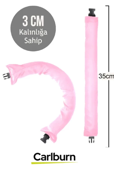 Özel Üretim Saçı Yıpratmaz Elektriklendirmez %100 Saf İpek Saten Bigudi Şekillendirme Sosis - 2