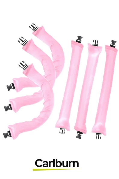 Özel Üretim Saçı Yıpratmaz Elektriklendirmez %100 Saf İpek Saten Bigudi Şekillendirme Sosis - 3