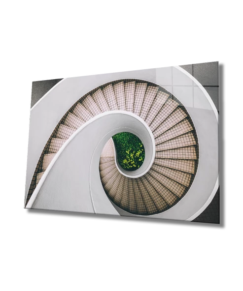 Geometrik Mimari Dekoratif ve Modern Cam Tablo ürün görseli