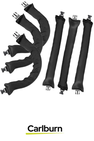 Özel Üretim Saçı Yıpratmaz Elektriklendirmez %100 Saf İpek Saten Bigudi Şekillendirme Sosis - 3