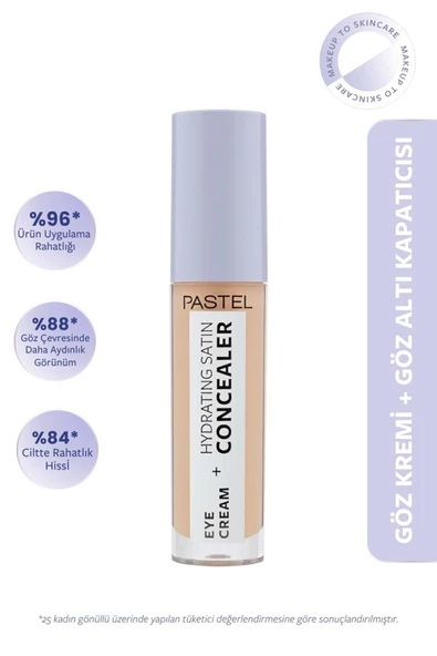 PASTEL EYE CREAM + HYDRATING SATIN CONCEALER 63