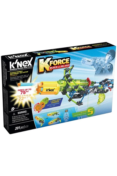 K-force Super Strike Rotoshot Blaster Yapı Seti Knex 47009