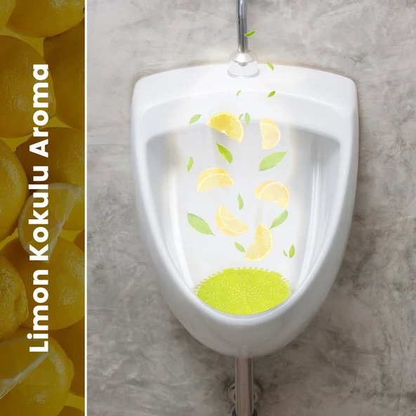 Mulpex Limon Kokulu Pisuvar Süzgeci - Pisuvar, Küvet ve Lavabolar İçin 15x15 cm - 4