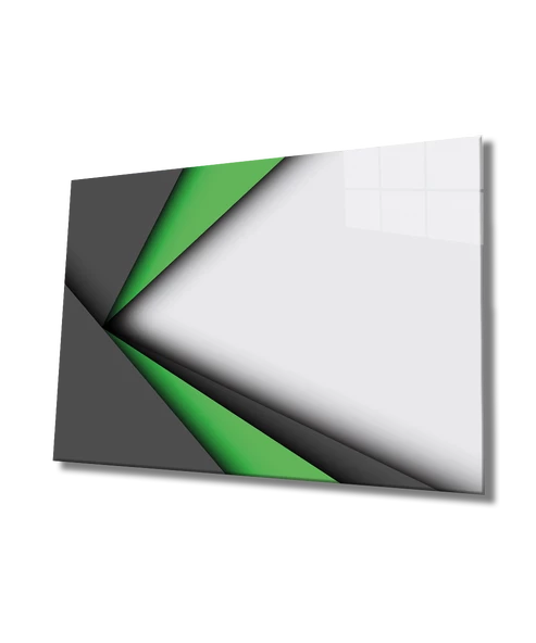 Geometrik Mimari Dekoratif ve Modern Cam Tablo ürün görseli