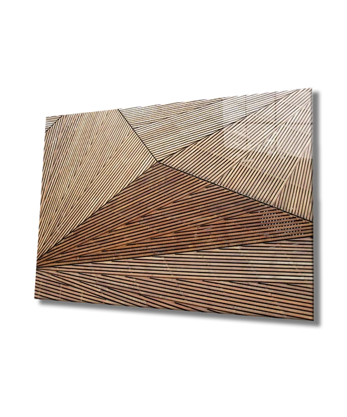 Geometrik Mimari Dekoratif ve Modern Cam Tablo ürün görseli