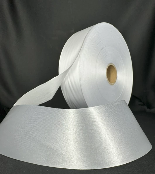 2.5 CM Etiket Kumaşı 400 MT Saten Etiketlik Kumaş - Resim 2