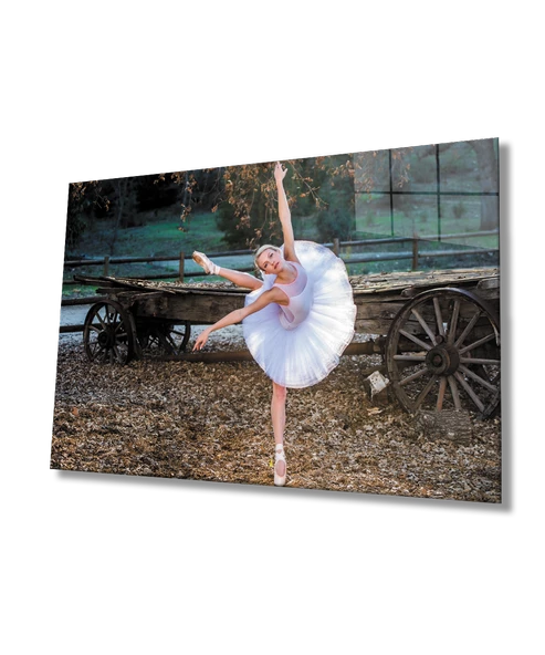 Balerin Dekoratif ve Modern Cam Tablo ürün görseli