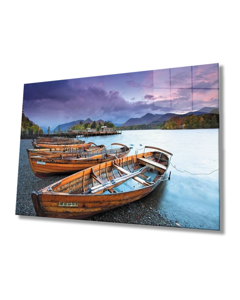 Gün Batımında Kayıklar ürün görseli