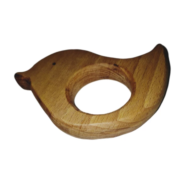 Diş Kaşıyıcı Kuş Doğal Ahşap - 5