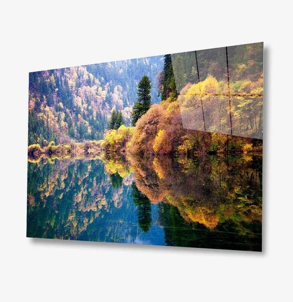 Doğa Dekoratif ve Modern Cam Tablo