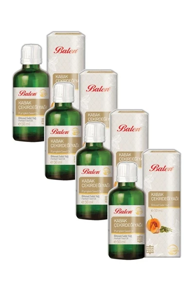 Balen Kabak Çekirdeği Yağı 50 ml 4'lü