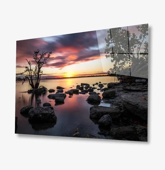 Doğa Dekoratif ve Modern Cam Tablo ürün görseli