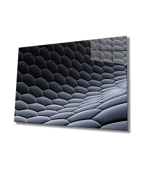 Geometrik Mimari Dekoratif ve Modern Cam Tablo ürün görseli