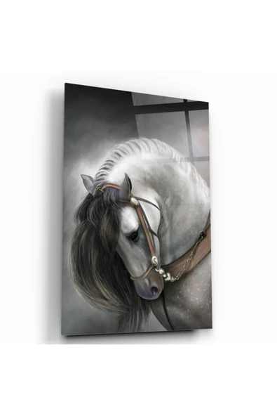 Yılkı Atı Dekoratif ve Modern Cam Tablo ürün görseli