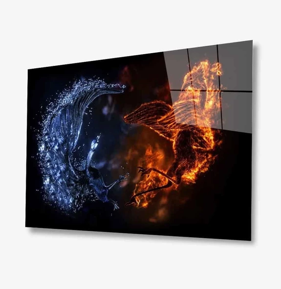 Dekoratif ve Modern Cam Tablo ürün görseli