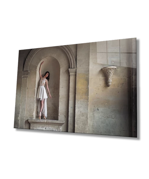 Balerin Dekoratif ve Modern Cam Tablo ürün görseli