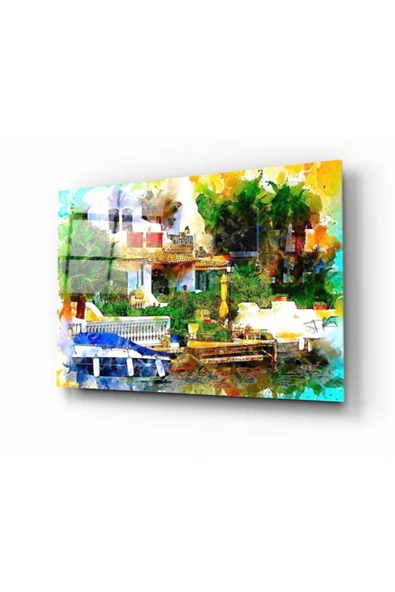 Yağlı Boya Dekoratif ve Modern Cam Tablo ürün görseli 1