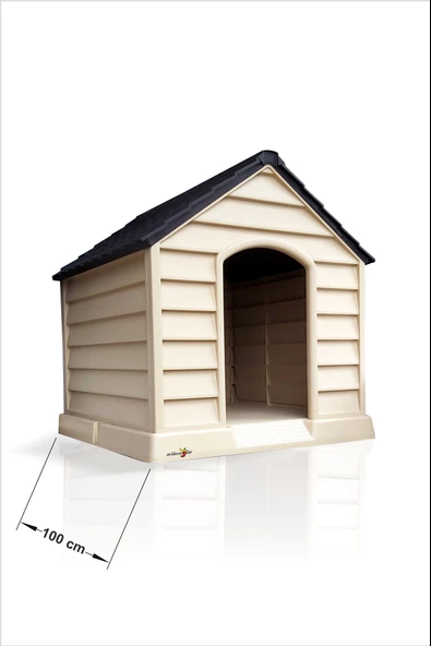 Dev Büyük Yüksek Geniş 100x95cm Isı Yalıtımlı Havalandırmalı Köpek Kulübesi Evi Yuvası Kümesi Kafesi - 6