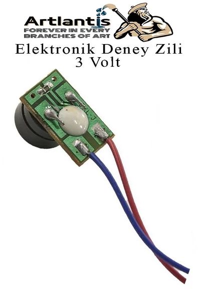 Elektronik Deney Zili 3 Adet Deney Proje Tasarım Zili 3 Volt Alarm Sinyal Zili Haparlör Mini Zil - 3