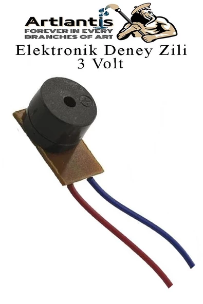 Elektronik Deney Zili 3 Adet Deney Proje Tasarım Zili 3 Volt Alarm Sinyal Zili Haparlör Mini Zil - 4
