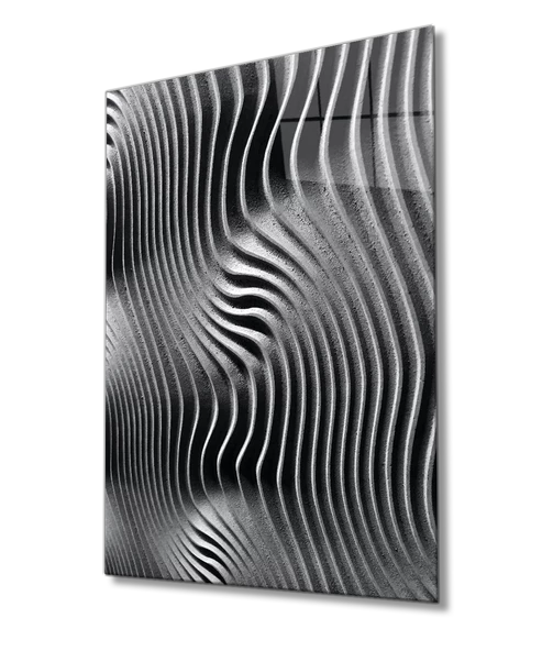 Geometrik Mimari Dekoratif ve Modern Cam Tablo ürün görseli