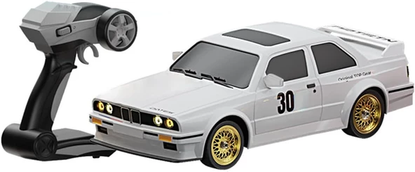 Uzaktan Kumandalı 1:16 BMW E30 Araba Full Fonksiyon Işıklı Drift BMW E30 40 Km Hız Yapan E30 - 5