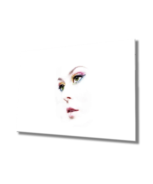 Kadınlar Sade Yüz Dekoratif ve Modern Cam Tablo ürün görseli 1