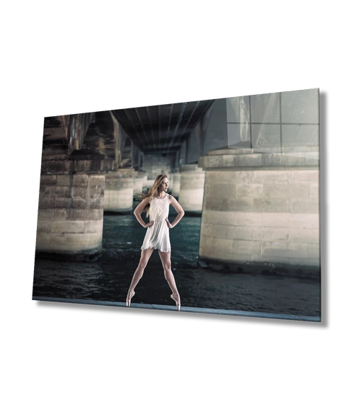 Balerin Dekoratif ve Modern Cam Tablo ürün görseli