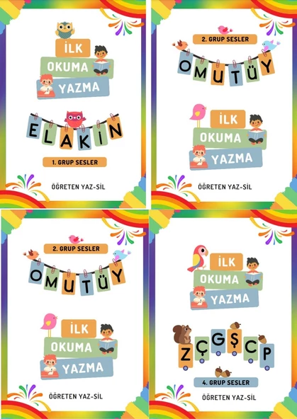 İlk Okuma Yazma YAZ-SİL Kitabım - 2