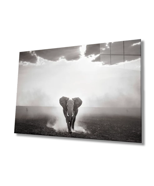 Fil Dekoratif ve Modern Cam Tablo