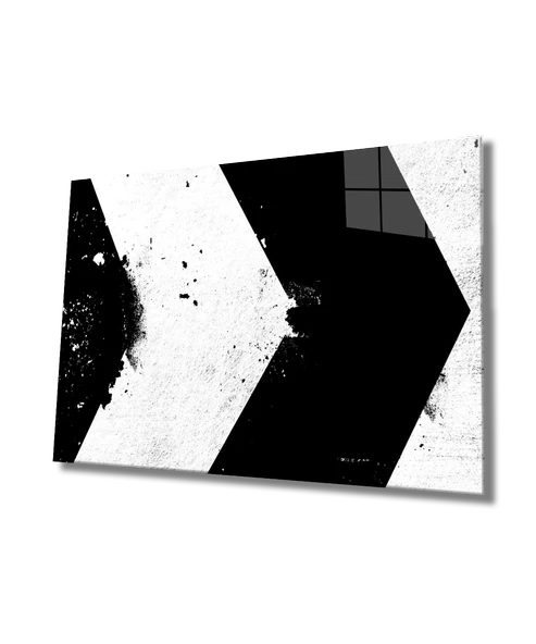 Geometrik Mimari Dekoratif ve Modern Cam Tablo ürün görseli