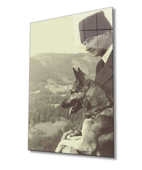 Atatürk Dekoratif ve Modern Cam Tablo ürün görseli