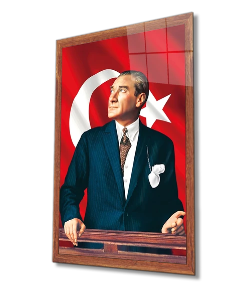 Atatürk Dekoratif ve Modern Cam Tablo ürün görseli