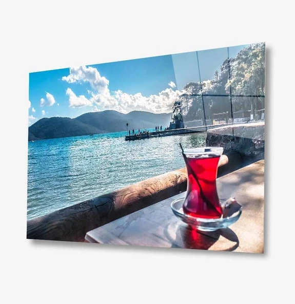 Doğa Dekoratif ve Modern Cam Tablo