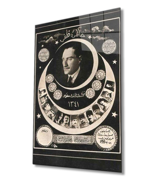 Atatürk Dekoratif ve Modern Cam Tablo ürün görseli