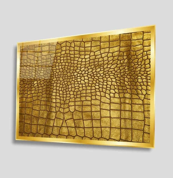 Soyut Dekoratif ve Modern Cam Tablo