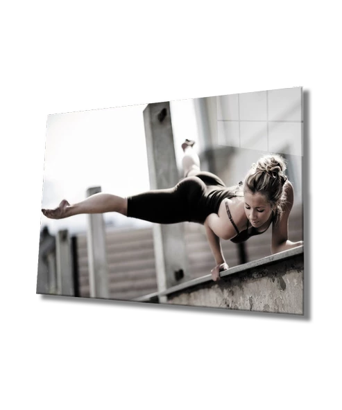 Kadınlar Dekoratif ve Modern Cam Tablo Women ürün görseli