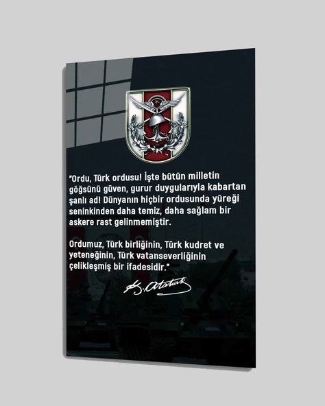 Türklük Dekoratif ve Modern Cam Tablo