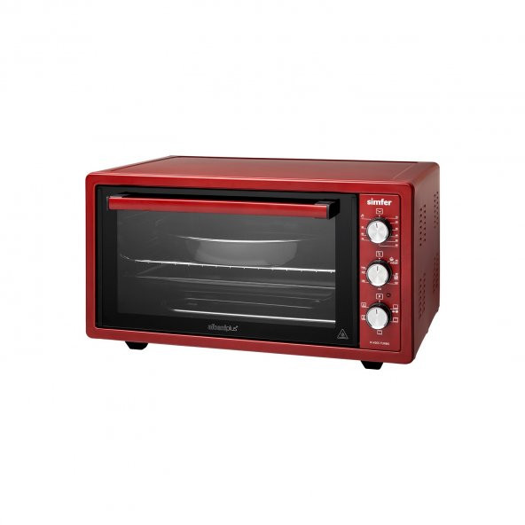 Simfer 4505 45 Lt Midi Fırın Kırmızı - 2