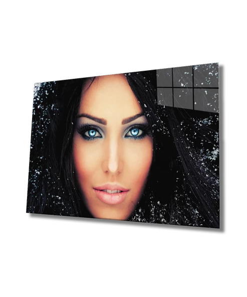 Kadınlar Dekoratif ve Modern Cam Tablo Women