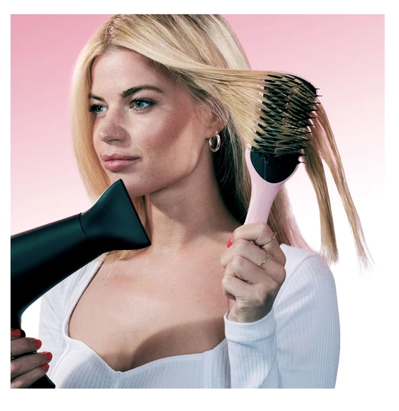 TANGLE TEEZER Easy Dry & Go Schoking Cerise - Saç Fırçası - Resim 4