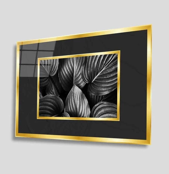 Soyut Dekoratif ve Modern Cam Tablo - Resim 2