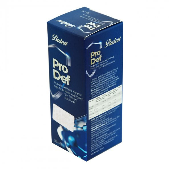 Balen Prodef Propolis Ekstraktı Karanfil ve Nane Yağlı Takviye Edici Gıda 30 ML - 3