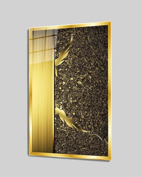 Soyut Dekoratif ve Modern Cam Tablo