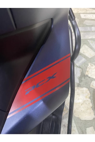 Motosiklet Sticker Pcx Kırmızı