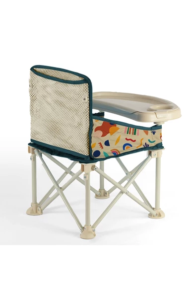 Minimono Plus Portatif Katlanır Mama Sandalyesi Bej - 4